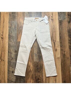 Robert Graham Dimitri Woven Denim Jeans Wheat Size 32 NWT